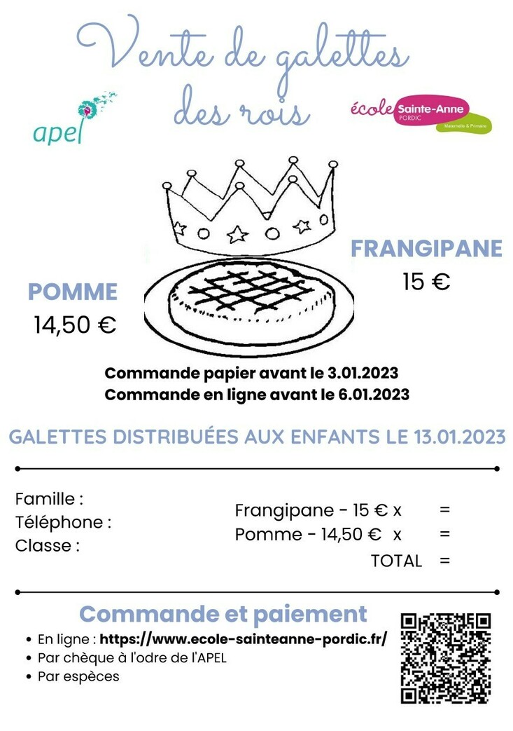 Galettes des rois 2022